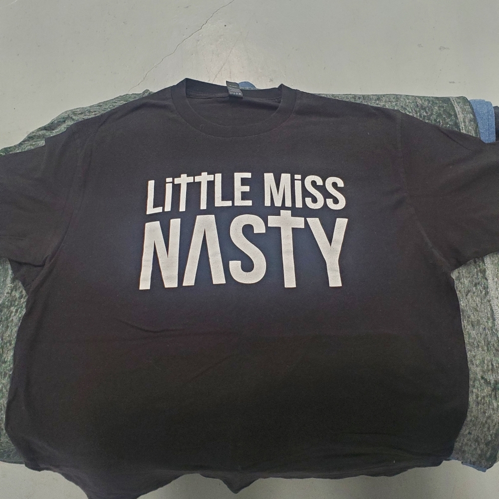 Little Miss Nasty Rock N Roll Burlesque T-shirt